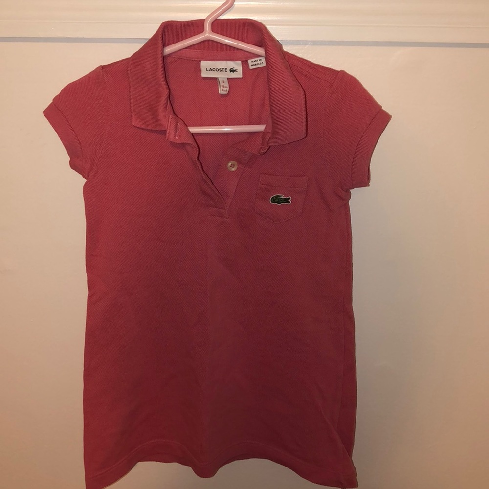 Lacoste pink dress